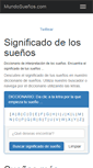 Mobile Screenshot of mundosuenos.com